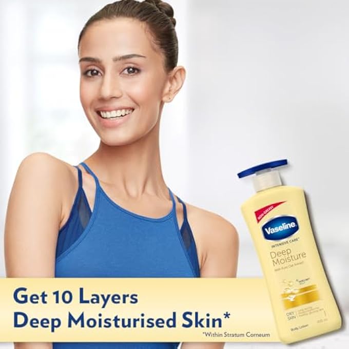 Vaseline LIP TINS ORIGINAL CARE, 17G + DEEP MOISTURE SERUM IN LOTION, 400 ML - Image 3
